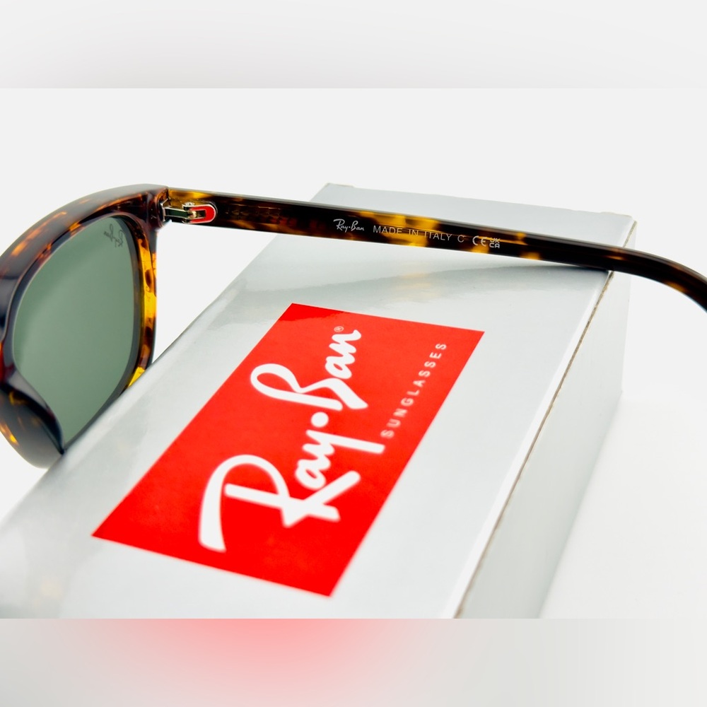 Ray-Ban Sunglasses RB4456 Zaya Bio Based Polished Havana Frame Gray Lens UNISEX! - Picture 11 of 14